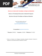 ArtÃ Culo Completo - Barreras A La InnovaciÃ N TecnolÃ Gica en Empresas Industriales