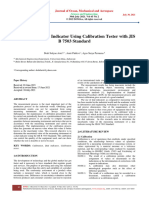 Calibration of Dial Indicator Using Calibration Tester With JIS B 7503 Standard