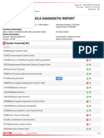 Mercedes-Benz Vehicle Diagnostic Report: System Scanned (38)