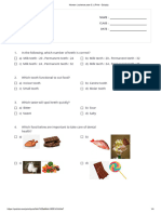 Human (Science Year 3) - Print - Quizizz