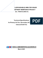 F08941S-J8803 Technical Specifications For Primary Air Fan, Secondary Air Fan and Induced Draft Fan