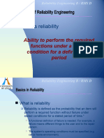 Reliability Engineering - Course - Introduction