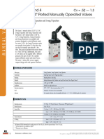 1 8 Ported Manually Operated Valves