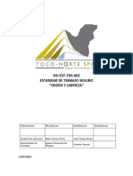 SGI-EST-TNS-002 Estándar de Trabajo Seguro Orden y Limpieza