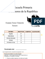 Examen de Tercer Trimetre 3B