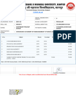 CSJMU-Result: S E R IAL N O.: 100087705