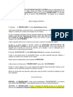 Convenio Transaccional de Desocupaciã - N y Entrega Casa