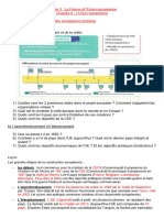 Chapitre Union Européenne PARTIE 1