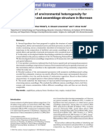 Journal of Animal Ecology - 2009 - Keller - The Importance of Environmental Heterogeneity For Species Diversity and