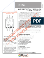 Low-Dropout, 3.3 V Regulator - High Efficiency