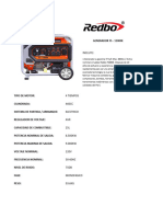 Generador de Corriente Redbo Fs-11000e