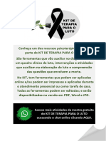 KIT DE TERAPIA PARA O LUTO - Amostra 2 - Avaliação Do Luto Prolongado - PG-13