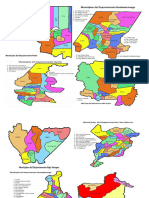 Mapa de Guatemala Con Sus Municipios