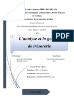 L'analyse Et La Gestion de Trésorerie