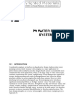 PV Water Pumping System Design