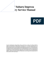 Subaru Impreza 2007 Factory Service Repair Manual