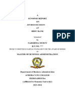 Narshima Murty - Diveded Decisions-Hdfc