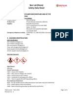 MSDS-Bee Lok Resin