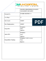 Policies and Procedures On Facility Management And-Safety