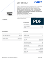 SKF 6209-2Z - C3GJN Specification