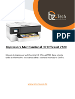 Manual Impressora HP Officejet 7720