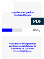 Acreditacion Organismos Verificadores, Validadores de Emisiones GEI