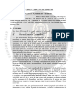 Contestacion de Demanda de Alimentos