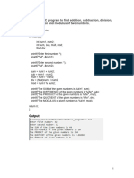 C Prohramming Practical