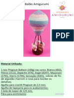 1 Balão de Amigurumi