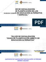 Taller de Socializacion Guias de Planificacion - Sep