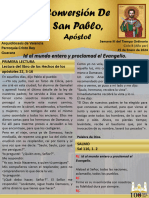 Conversion de San Pablo, Apostol (F)