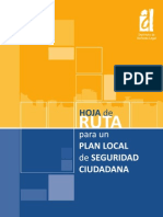 Hoja de Ruta para Un Plan Local de Seguridad Ciudadana