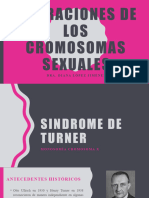 6.3 Alteraciones de Los Cromosomas Sexuales