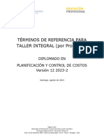 TTRR Taller Integral DPCC 12 2023-2 (Para Proyectos) VF