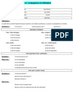 Faire Conjugaison Et Utilisation