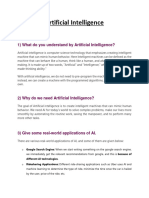 Artificial Intelligence Notes