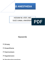 Fess Anesthesia