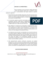 Comunicado Sobre Condena A Dueño y Empleados de Hotel Irotama