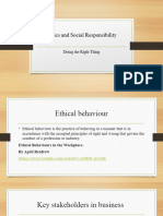 Ethics and Social Responsibility - Chapter TWO