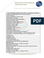 Lista de Medicamentos para Ubs