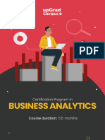 UpGrad Campus - Business Analytics Brochure