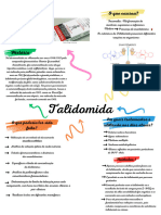 Mapa Mental - Erros de Doseamento de Medicamentos/Talidomida