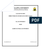 PG M.A. Economics (English) 36232-Agricultural Economics