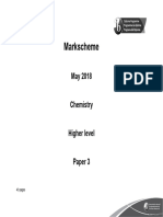 Markscheme: May 2018 Chemistry Higher Level Paper 3