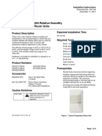 Series Relative Humidity Install - QFA32SS - FWSN