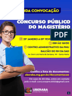 Concurso Público Do Magistério: Segunda Convocação