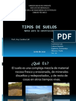 Tipos de Suelos