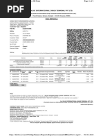 Tax Invoice: Delhi International Cargo Terminal PVT LTD