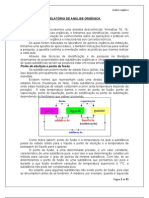 Relatório de Análise Orgânica