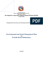 Environmental and Social Management Plan ESMP Nepal Strategic Road Connectivity and Trade Improvement Project P170409